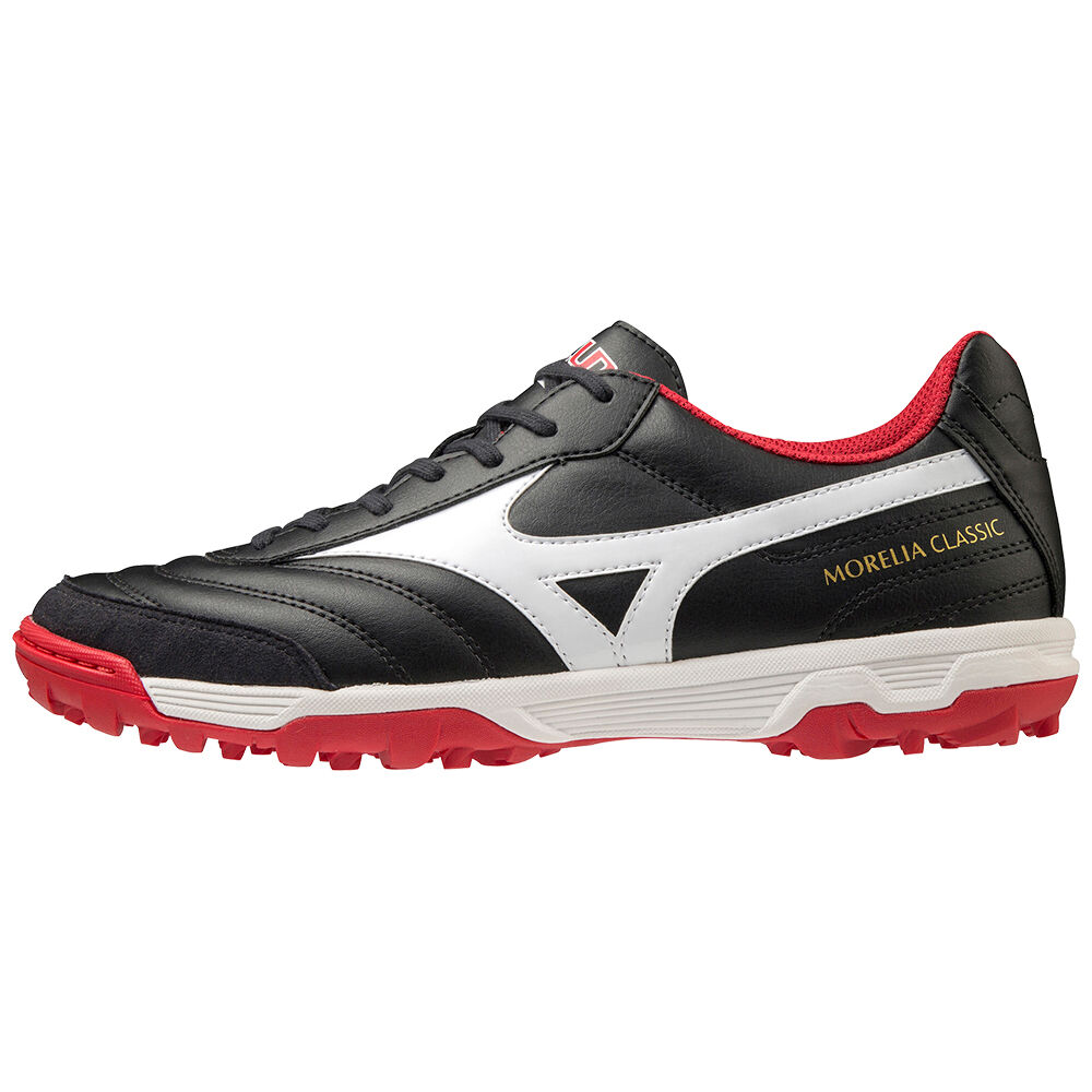 Tacos de Futbol Mizuno Morelia Sala Classic TF Para Hombre Negros/Blancos/Rojos 3751492-RK